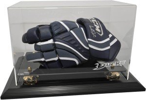Anaheim Ducks Hockey Player Glove Display Case, Black