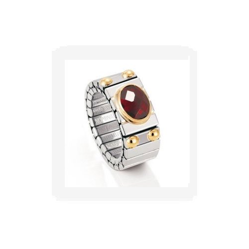 Nomination Damen-Ring Mittel Horiontal Facettiertem Zirkon Rot Ring gr&ouml;&szlig;e variabel 041522/ Preisvergleich