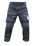 Black Waterproof CE Armoured Cordura Motorcycle Trousers