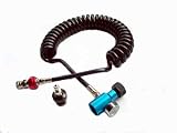 Coiled Paintball Remote System with On/Off