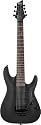 Schecter Damien-7 FR 7-String Electric Guitar Satin Black (SBK)