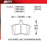 Hawk Performance HB271F.635 Performance Ceramic Brake Pad