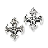 Sterling Silver Gothic Post Earrings