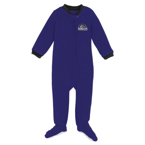 Colorado Rockies Purple adidas Newborn/Infant Blanket Sleeper