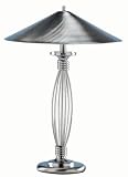Radiance Futuristic Polished Steel Table Lamp LS-3366PS