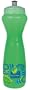 BioGreen Biodegradable BPA-Free Easy Hold Sport Bottle with Wide Mouth and DuoFlow Lid (30-Ounce, Transparent Green, Circles)