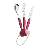 Trebimbi Jingle3-pc. Flatware Set- Fuchsia