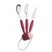 Trebimbi Jingle3-pc. Flatware Set- Fuchsia