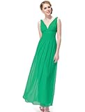 Ever Pretty Elegant Green Cheap Dress Casual Plus Size 09016, HE09016EM18, Emerald Green, 16US