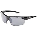 Tifosi Jet 0210400270 Wrap Sunglasses,Gloss Black Frame/Smoke Lens,One Size