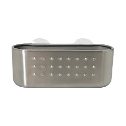 InterDesign Forma Sink Center, Brushed Stainless Steel