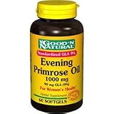 Evening Primrose Oil 1000mg - 60 softgels,(Good'n Natural)