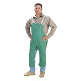 Tillman 6336 9 oz Green Cotton Split Leg Bib Apron 24