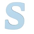 KidKraft Wood Letter - Sky Blue