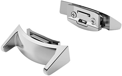 Elegao Samsung Gear S2 RM-720 New Stainless Steel Connector Connect 20mm Watch Band (Silver)