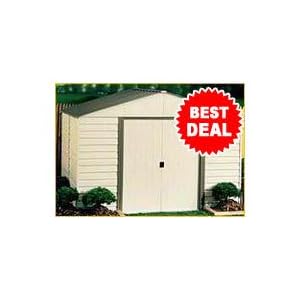 Arrow VM108, Vinyl Milford 10'x8' Storage Shed (VM108) Category: Arrow Sheds