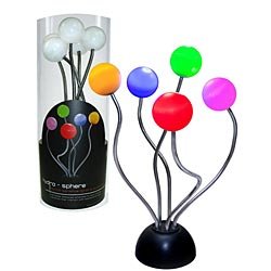 5 BALL STEEL GOOSENECK LED MULTICOLORED LAMP by American Science & Surplus