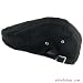 COTTON MESH DRIVING DRIVER GOLF IVY CAP HAT * BLACK * Medium / Large