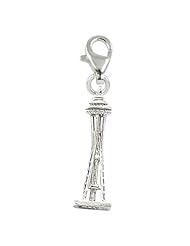 Rembrandt Charms Space Needle Charm with Lobster Clasp