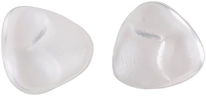 Gorgeouslicious Women's Silicone Triangle Pads One Size Transparent