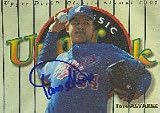 Tavo Alvarez, Montreal Expos, 1990 Upper Deck Classic Alumni Autographed Card