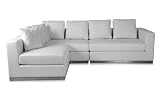 Modern Sofa Manhattan Modern Sectional Sofa White Italian Leather