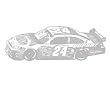 Nascar Jeff Gordon - Semi-Transparent Self-Stick Wall Accent Mural/Sticker
