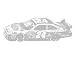 Jeff Gordon #24 Sudden Shadow Wall Mural