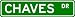 CHAVES Street Name Sign ~ Personalized Family Lastname Sign ~ Gameroom, Basement, Gar...