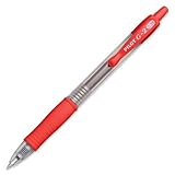 IMAGE OF Pilot G2 Ultra Fine Point Red Gel Ink Pens, Dozen Box, 31279
