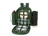 Picnic at Ascot 021G-G Green Ultimate Backpack 2-person