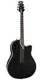 Ovation Elite T MT37 Mick Thomson - 6 String Acoustic-Elec Guitar - Black