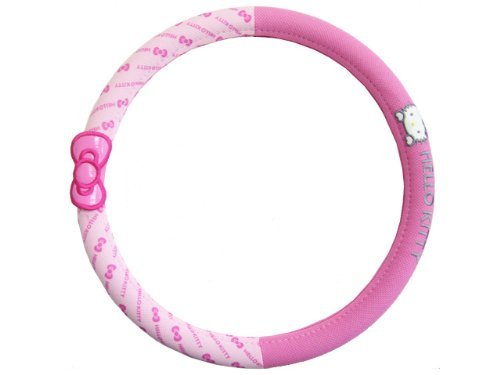 Hello Kitty Sanrio Bows Car Steering Wheel Cover