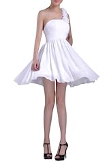 Short Chiffon One Shoulder  Dress