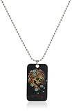 Ed Hardy Ghost Base Metal Color Dog Tag With Logo 24