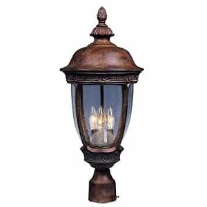 Maxim Lighting 20460CDSE - Knob Hill Trisyn 3 Light Outdoor Post Lantern - 20460CDSE by Maxim Lighting