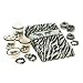 Bath & Shower Accessories Zebra Bath Set - 6 Pcs(pack Of 3)