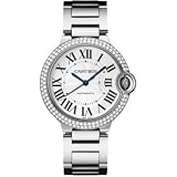 Cartier Ballon Bleu Medium 18k White Gold Watch WE9006Z3 by Cartier