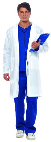 ER Doctor Adult Halloween Costume Size 44-46 Standard  