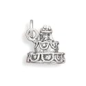 .925 Sterling Silver Wedding Cake Charm by SilverChicks