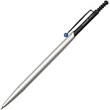 Tombow Zoom 727 Ballpoint Pen, Silver/Black, 1-Pack