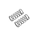 Team Losi Front Springs, Black, Low Frequency 12mm (2)