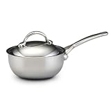 Bonjour Copper Clad 2.5 Quart Covered Saucier Pan