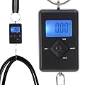 DIGITAL LUGGAGE SCALES FISHING WEIGHING HANGING 35KG UK