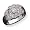 Sterling Silver CZ Antique Style Ring - Size 6