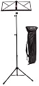 Collapsible Tubular Music Stand 3 Section, Black