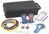 A/C R-134a Manifold Kit with Hoses and Case
