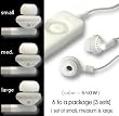 iPod Headphones Earbud Sound Enhancers - color : snow white