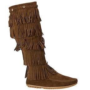 Minnetonka Women's Layer Fringe Boot