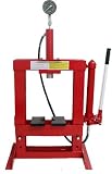 10 Ton Hydraulic Shop Press Floor Bench Top W/gauge